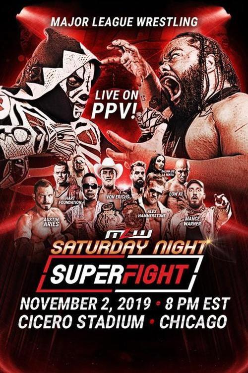 MLW Saturday Night SuperFight 2019 official movie poster
