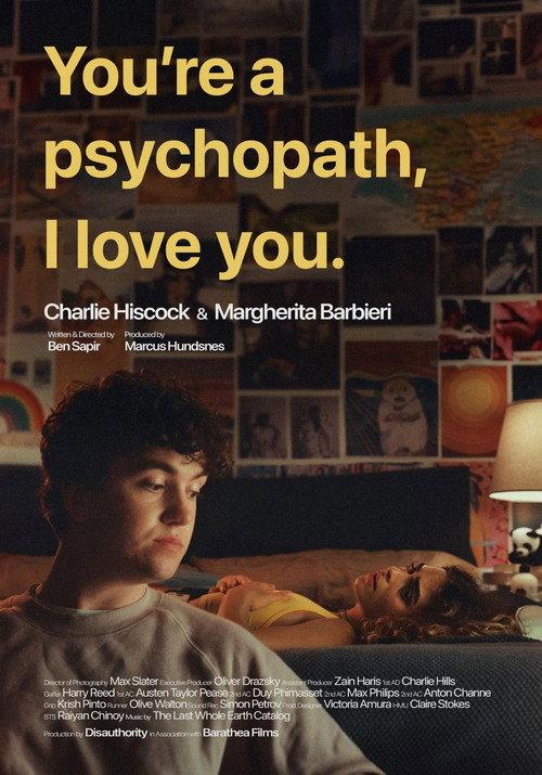 You’re A Psychopath, I Love You. official movie poster