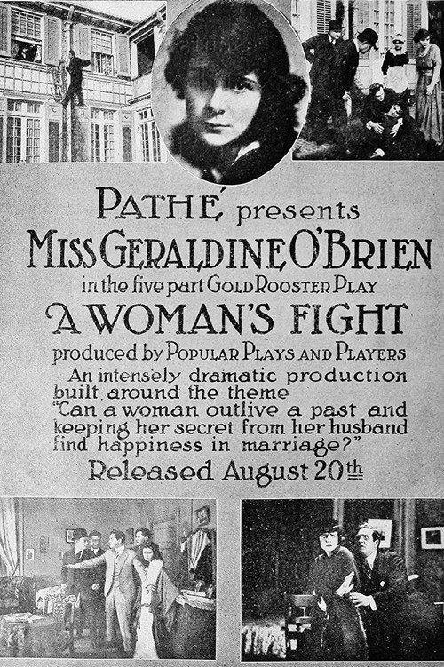A Woman's Fight 1916 official movie poster