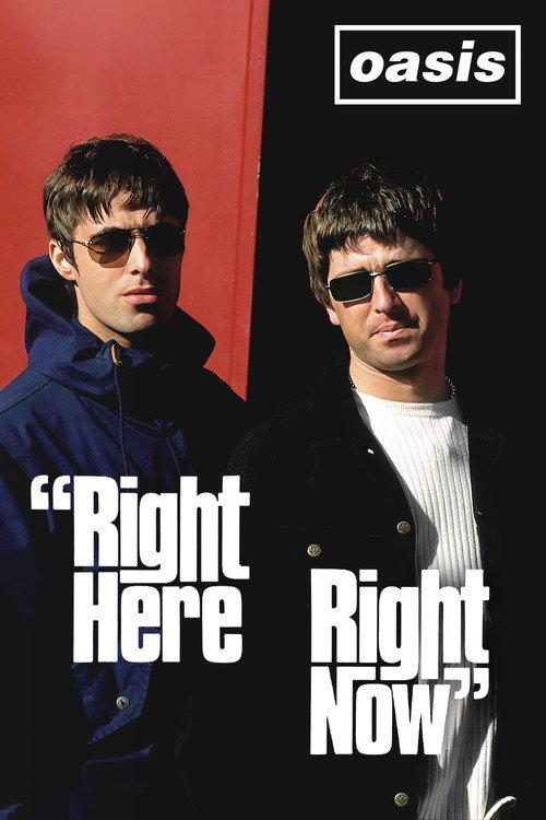 Oasis: Right Here Right Now 1997 official movie poster