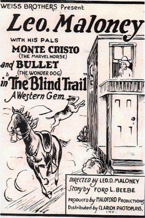 The Blind Trail 1926 official movie poster