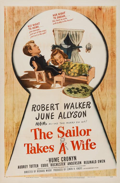 The Sailor Takes a Wife 1945 official movie poster
