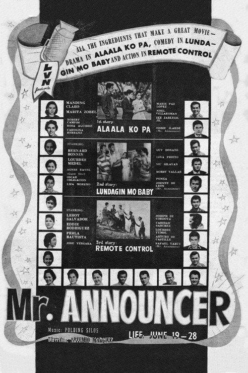 Mr. Announcer 1959 official movie poster