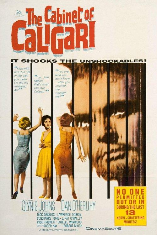 The Cabinet of Caligari 1962 official movie poster