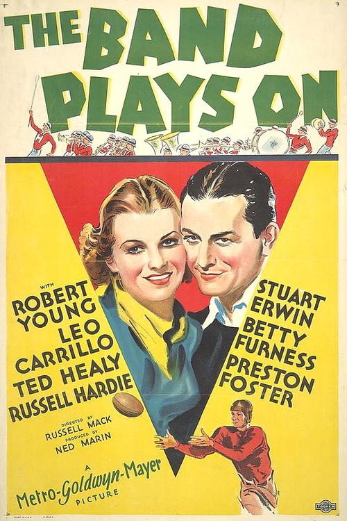 The Band Plays On 1934 official movie poster