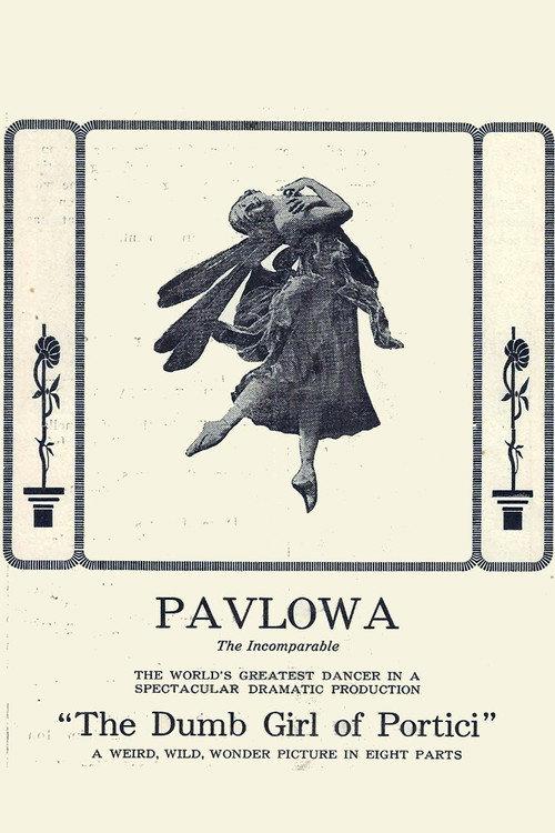 The Dumb Girl of Portici 1916 official movie poster