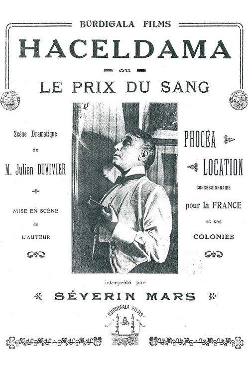 Haceldama, or The Price of Blood 1919 official movie poster