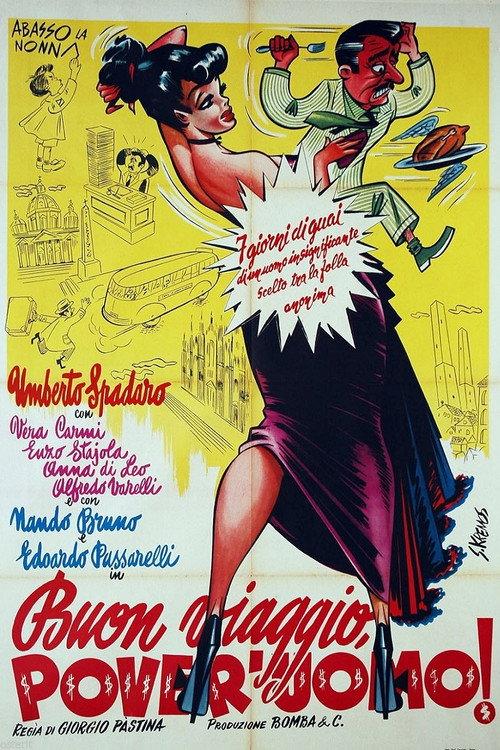 Buon viaggio, pover'uomo 1951 official movie poster