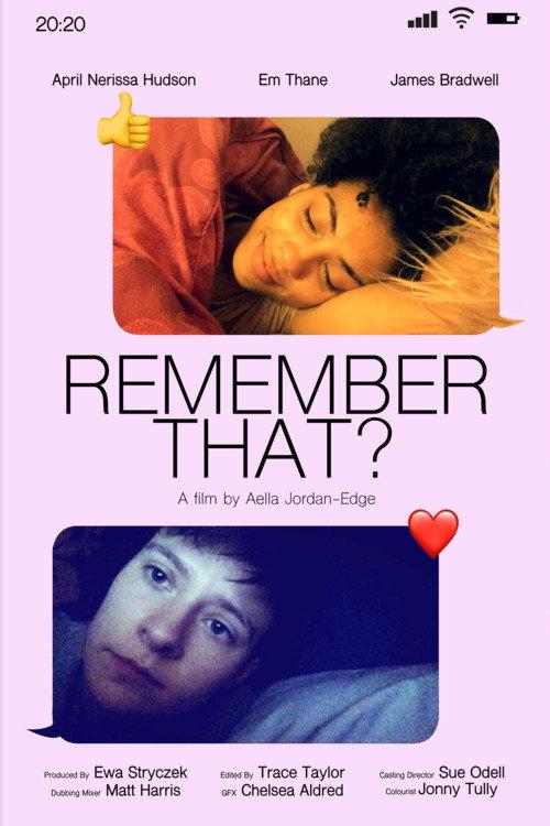 Remember That? 2020 official movie poster