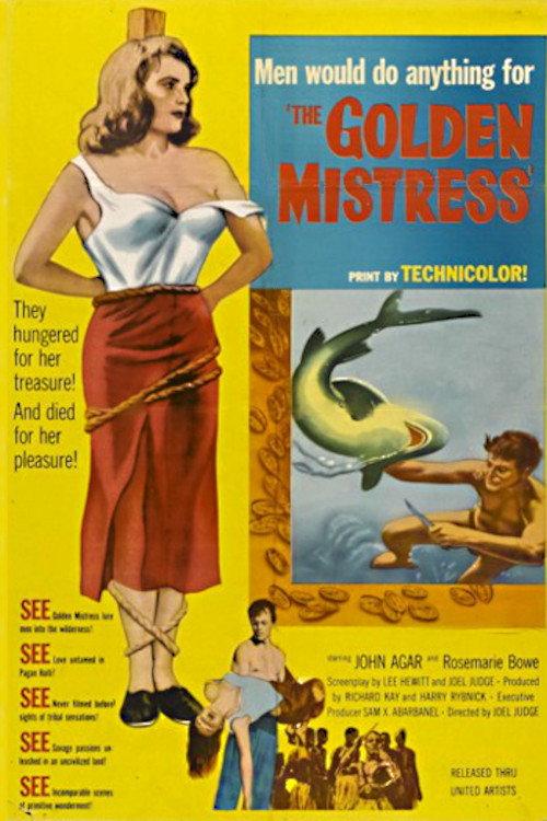 The Golden Mistress 1954 official movie poster