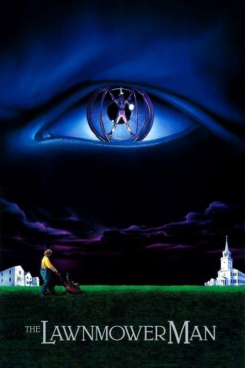 The Lawnmower Man 1992 official movie poster
