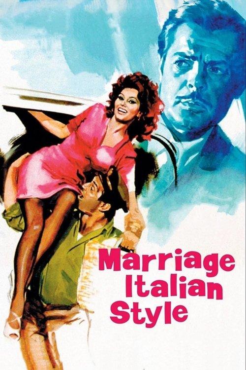 Marriage Italian Style 1964 official movie poster