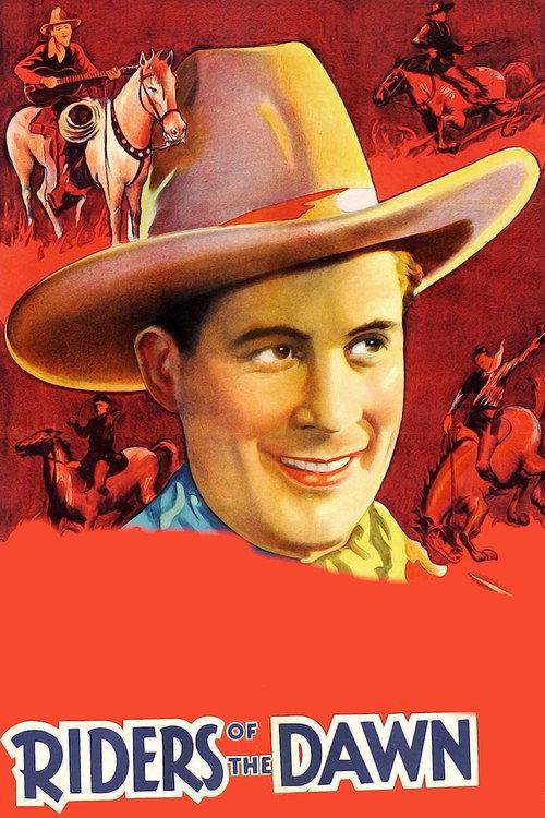 Riders of the Dawn 1937 official movie poster