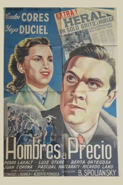 Hombres a precio 1950 official movie poster