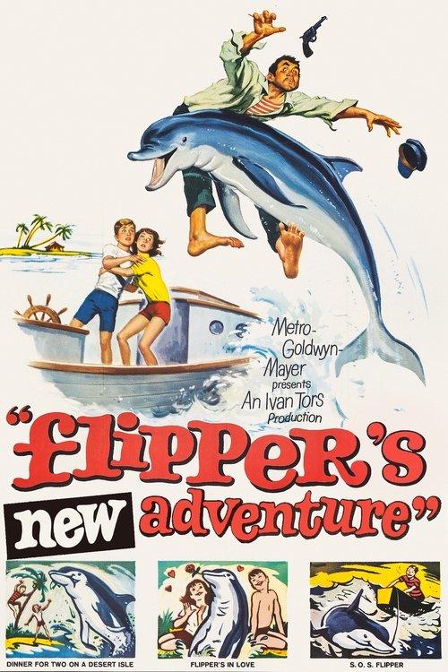 Flipper's New Adventure 1964 official movie poster
