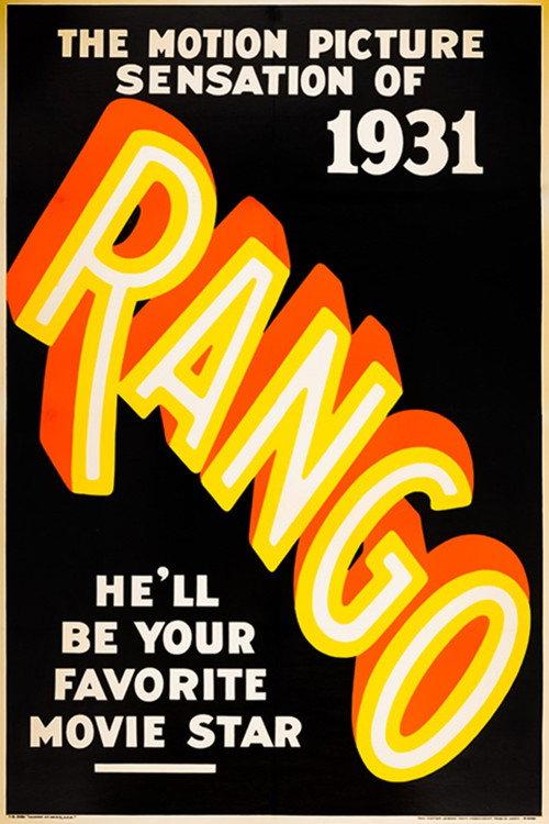 Rango 1931 official movie poster