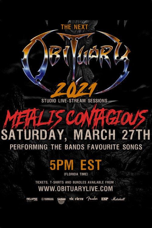 Obituary - Metalis Contagious Live Stream 2021 official movie poster