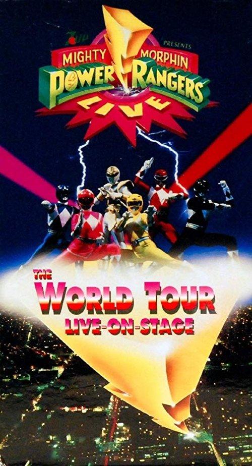 Mighty Morphin Power Rangers Live: The World Tour Live-on-Stage 1996 official movie poster