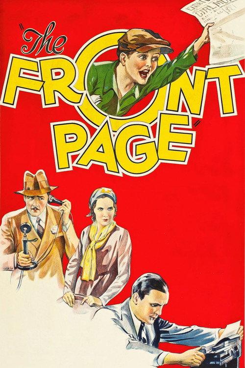 The Front Page 1931 official movie poster