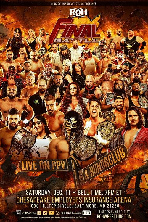 ROH: Final Battle 2021 2021 official movie poster