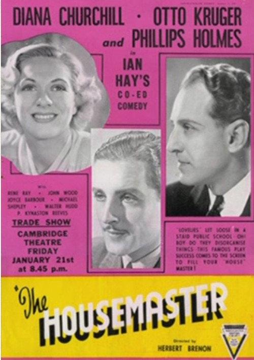 Housemaster 1938 official movie poster