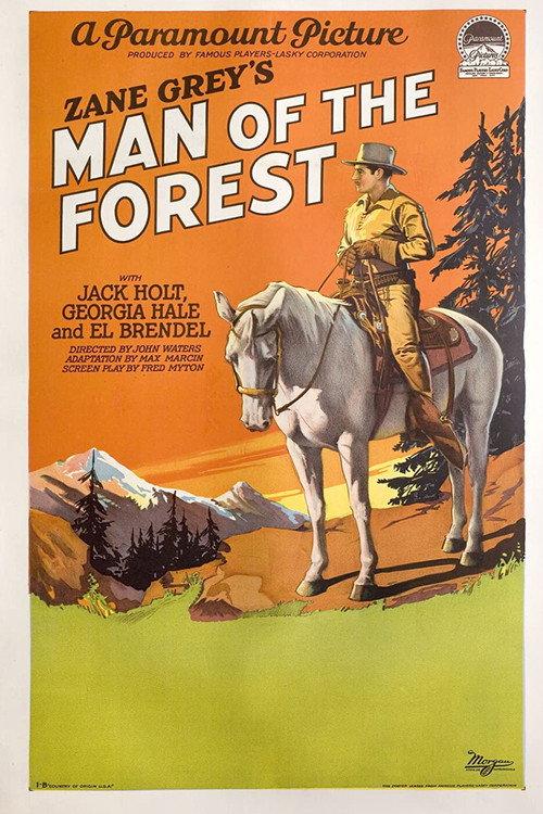 Man of the Forest 1926 official movie poster