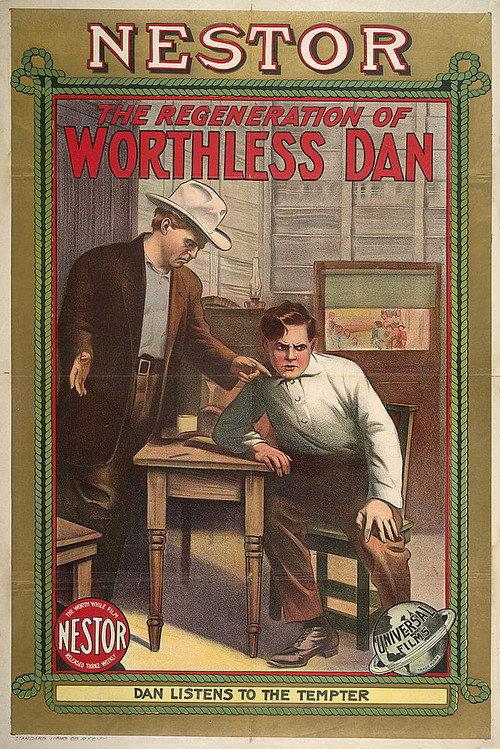 The Regeneration of Worthless Dan 1912 official movie poster