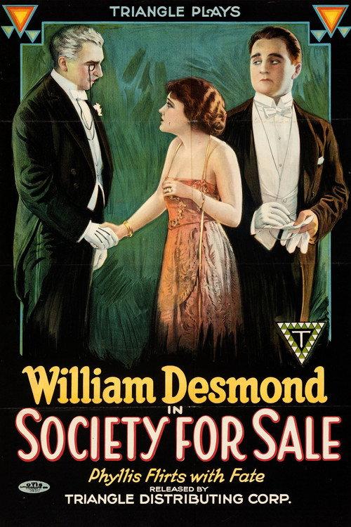 Society for Sale 1918 official movie poster
