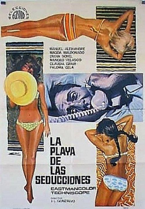 La playa de las seducciones 1967 official movie poster