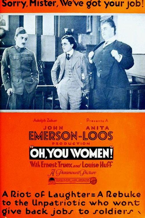 Oh, You Women! 1919 official movie poster