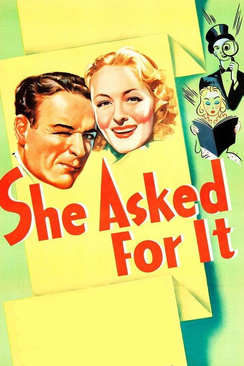 She Asked for It 1937 official movie poster