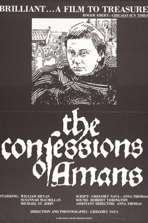 The Confessions of Amans 1976 official movie poster