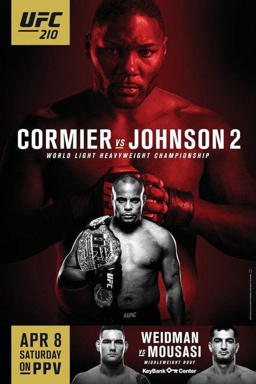 UFC 210: Cormier vs. Johnson 2 2017 official movie poster
