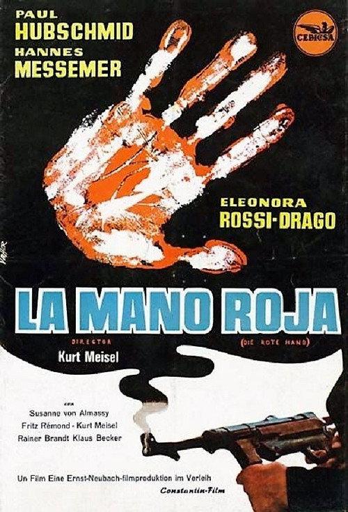 Die rote Hand 1960 official movie poster