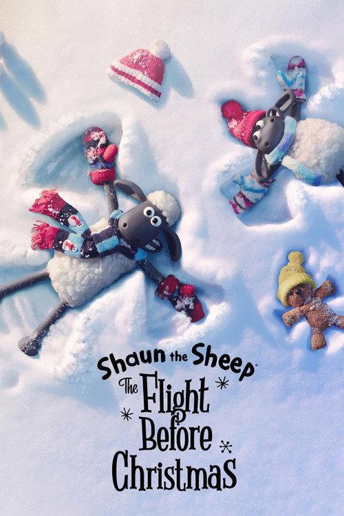 Shaun the Sheep: The Flight Before Christmas 2021 official movie poster