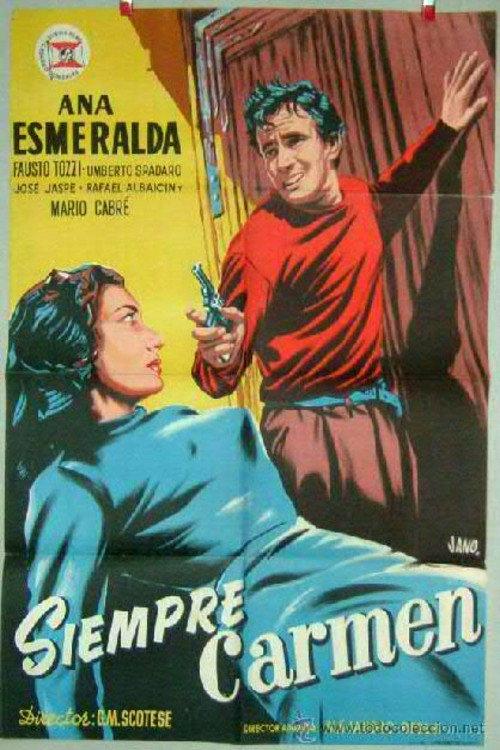 Siempre Carmen 1953 official movie poster