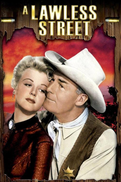 A Lawless Street 1955 official movie poster