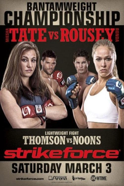 Strikeforce: Tate vs. Rousey 2012 official movie poster
