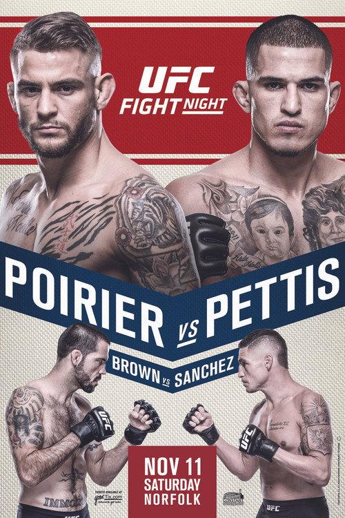 UFC Fight Night 120: Poirier vs. Pettis 2017 official movie poster