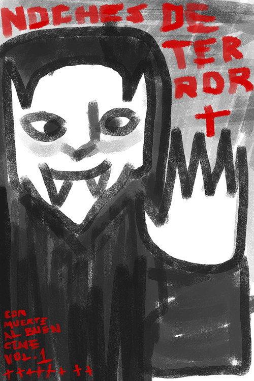 Noches de terror con muerte al buen cine vol.1 2023 official movie poster