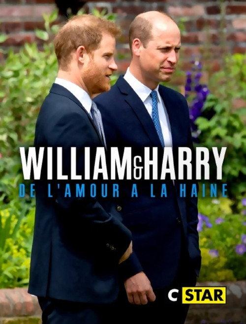 William et Harry : de l'amour à la haine 2023 official movie poster