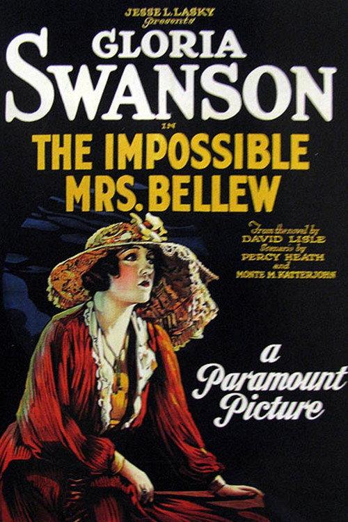 The Impossible Mrs. Bellew 1922 official movie poster