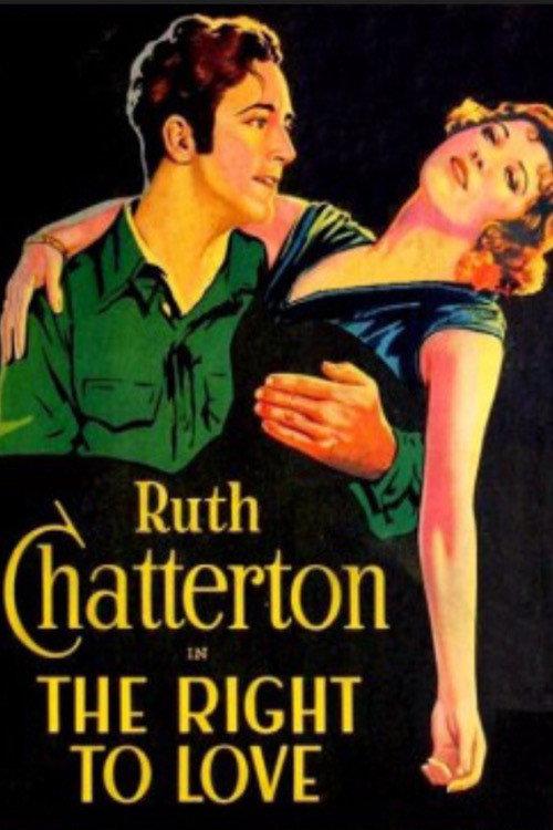 The Right to Love 1930 official movie poster