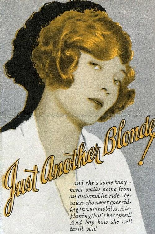 Just Another Blonde 1926 official movie poster
