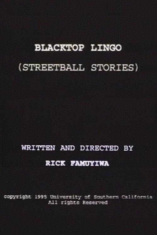Blacktop Lingo 1996 official movie poster