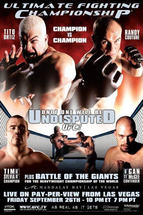 UFC 44: Undisputed 2003 official movie poster
