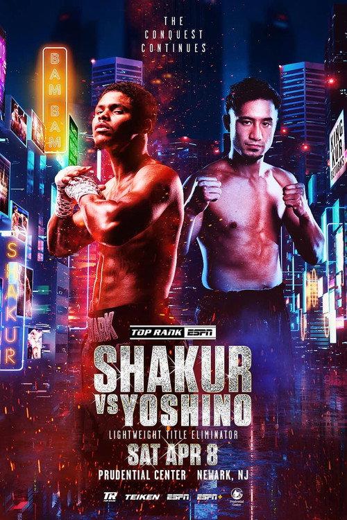 Shakur Stevenson vs. Shuichiro Yoshino 2023 official movie poster