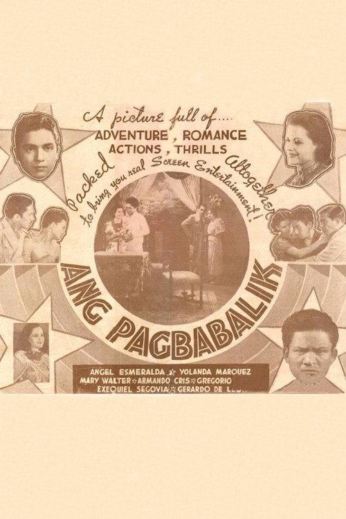 Ang Pagbabalik 1937 official movie poster