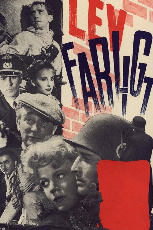 Lev farligt 1944 official movie poster
