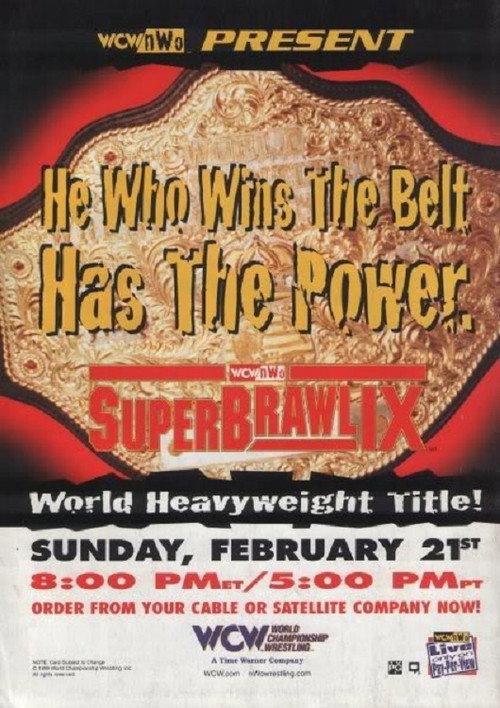 WCW SuperBrawl IX 1999 official movie poster